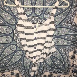 Cute striped crop top